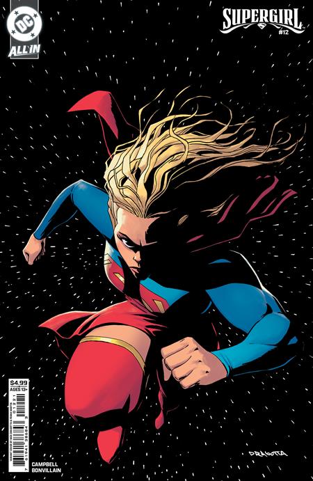 SUPERGIRL #12 NICK DRAGOTTA CARD STOCK VAR (THE REIGN OF THE SUPERBOYS)