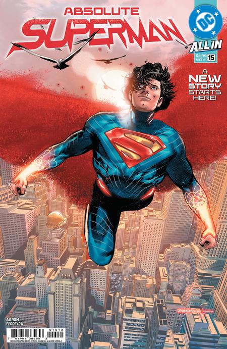ABSOLUTE SUPERMAN #15 Second Printing Rafa Sandoval