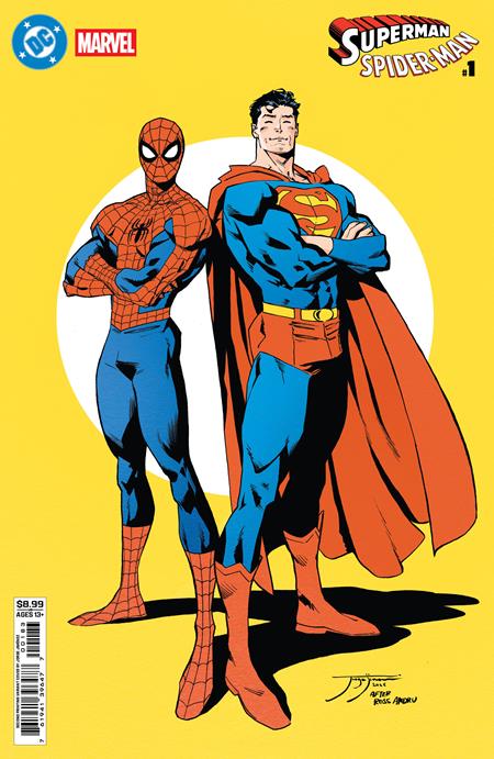 DC MARVEL SUPERMAN SPIDER-MAN #1 (ONE SHOT) [2ND PRINTING] CVR B JORGE JIMENEZ CARD STOCK VAR