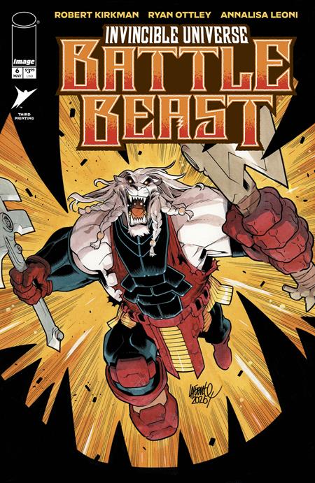 INVINCIBLE UNIVERSE BATTLE BEAST #6 3RD PTG — Cover A