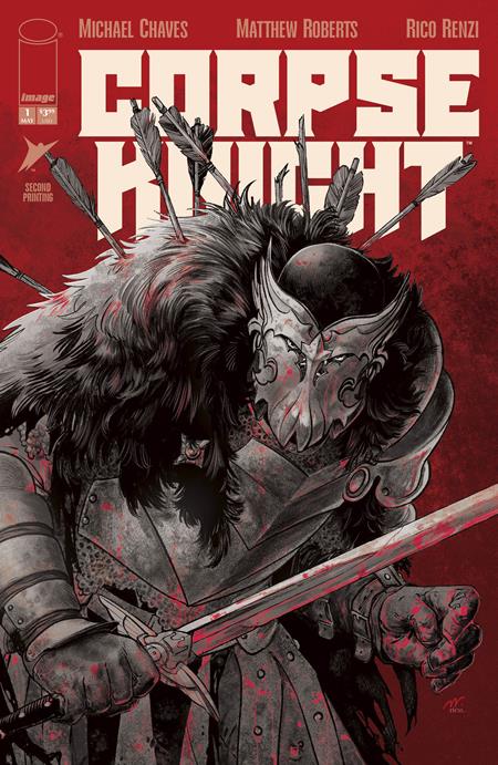 CORPSE KNIGHT #1 (OF 6) 2ND PTG — Cover B