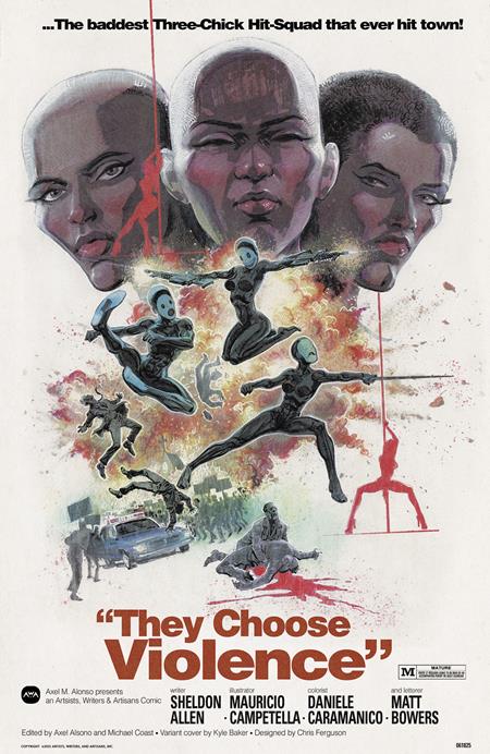 THEY CHOOSE VIOLENCE #1 (OF 5) CVR B KYLE BAKER VAR