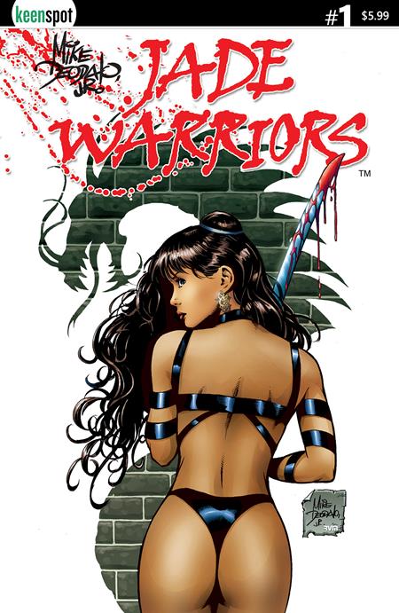 JADE WARRIORS #1 Cover A - MIKE DEODATO BLOODY SWORD