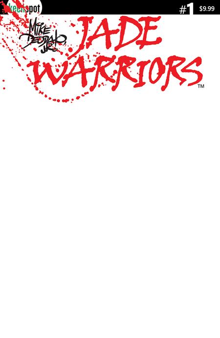 JADE WARRIORS #1 CVR C BLANK SKETCH VAR