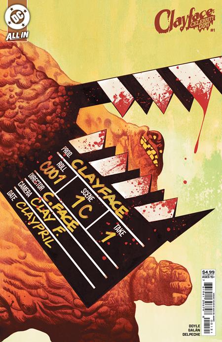 CLAYFACE CELEBRITY DIRT #1 (OF 6) Cover B - MIKE DEL MUNDO CARD STOCK