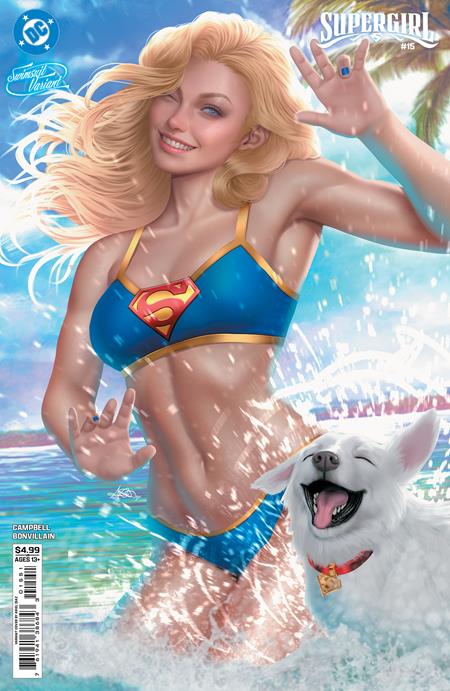 SUPERGIRL #15 Cover E - ARIEL DIAZ SWIMSUIT CARD STOCK (THE REIGN OF THE SUPERBOYS)