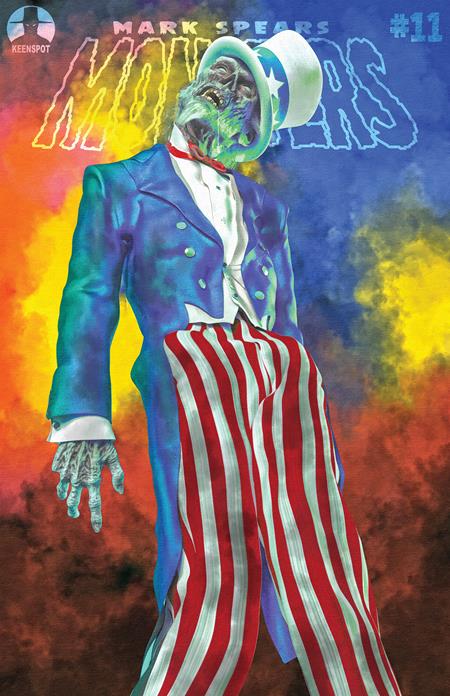 MARK SPEARS MONSTERS #11 Cover D - MARK SPEARS RED WHITE & DEAD