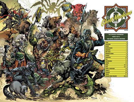 GHOST MACHINE THE OFFICIAL GUIDEBOOK #4 (OF 5)