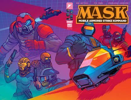 MASK #1 2ND PRINTING Cover B - PYE PARR WRAPAROUND