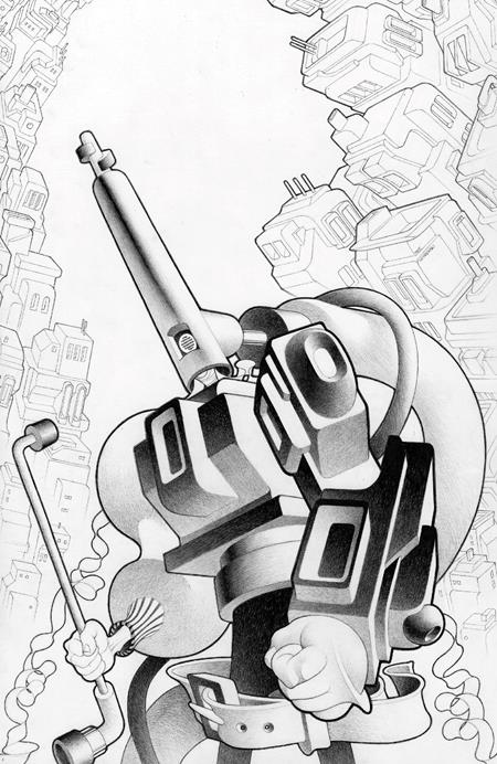 FACELESS AND THE FAMILY MAZE OF THE MECHANICAL ALIENS #1 (OF 4)