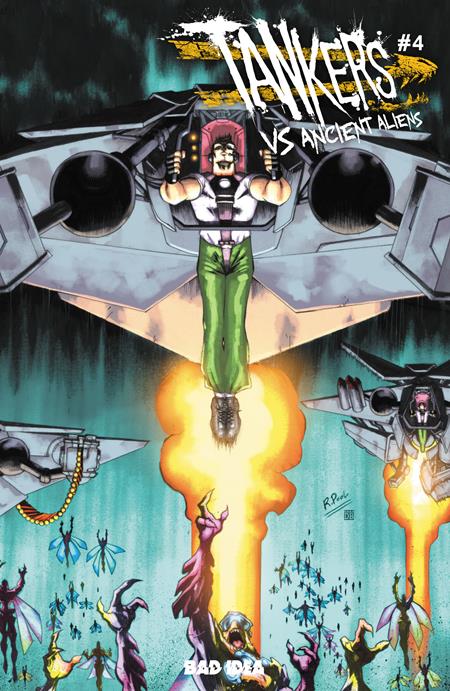 TANKERS VS ANCIENT ALIENS #4 (OF 4) Cover A - RAPHAEL POOL