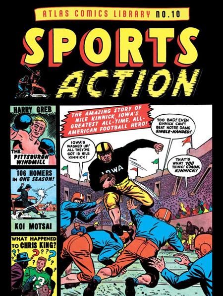 ATLAS COMICS LIBRARY HC NO 10 SPORTS ACTION (MR)