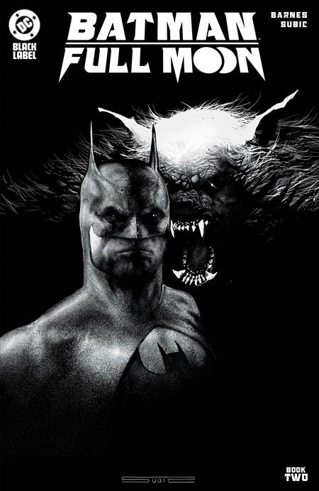 BATMAN FULL MOON #1-4 CVR A SET/RUN COMPLETE GLOW-IN-THE-DARK #1 IS 2ND PRINT