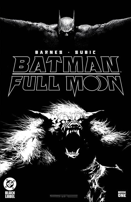 BATMAN FULL MOON #1-4 CVR A SET/RUN COMPLETE GLOW-IN-THE-DARK #1 IS 2ND PRINT