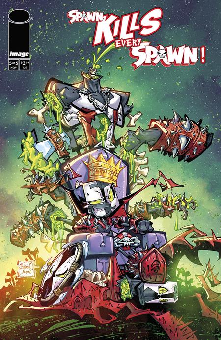 SPAWN KILLS EVERY SPAWN #1 -5 CVR A COMPLETE SET/RUN