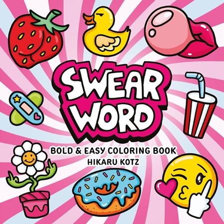 Swear Word Bold and Easy Coloring Book TP