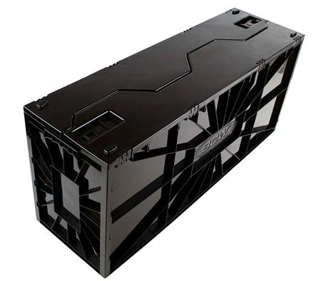 LONG COMIC BOOK BIN BLACK