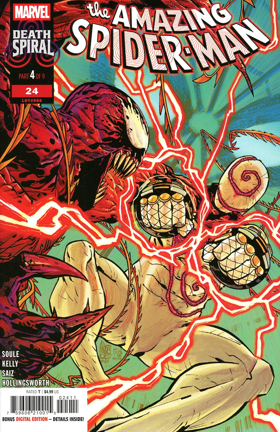 Amazing Spider-Man Vol 7 #24 (#988)(Death Spiral Part 4)