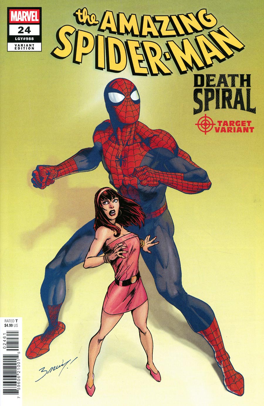 Amazing Spider-Man Vol 7 #24 (#988)(Death Spiral Part 4)