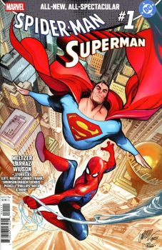 MARVEL / DC: SPIDER-MAN / SUPERMAN #1 CVR A PEPE LARRAZ REGULAR