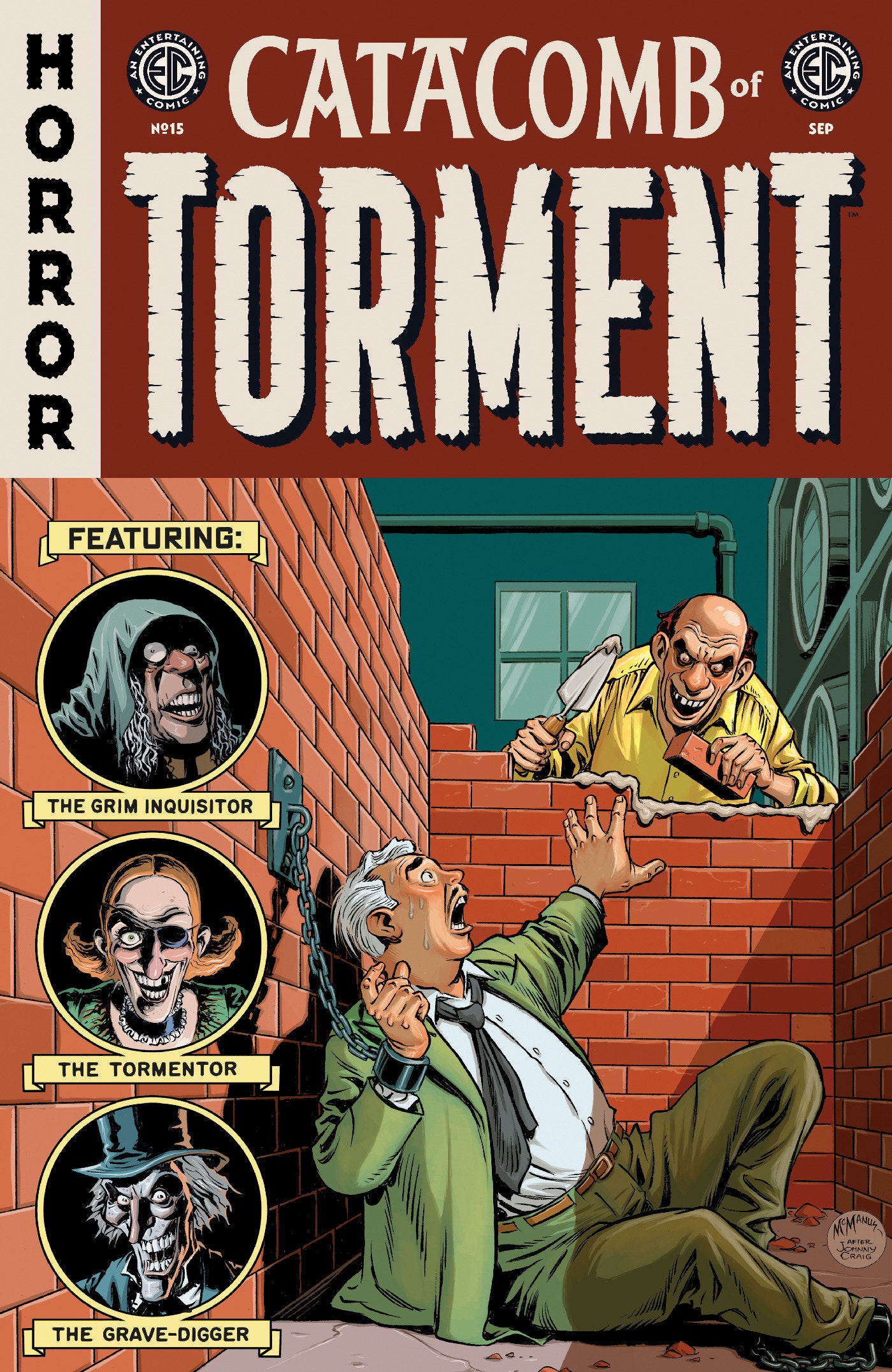 EC CATACOMB OF TORMENT #15 CVR Cover E - INC SHAWN MCMANUS EC HOMAGE VAR
