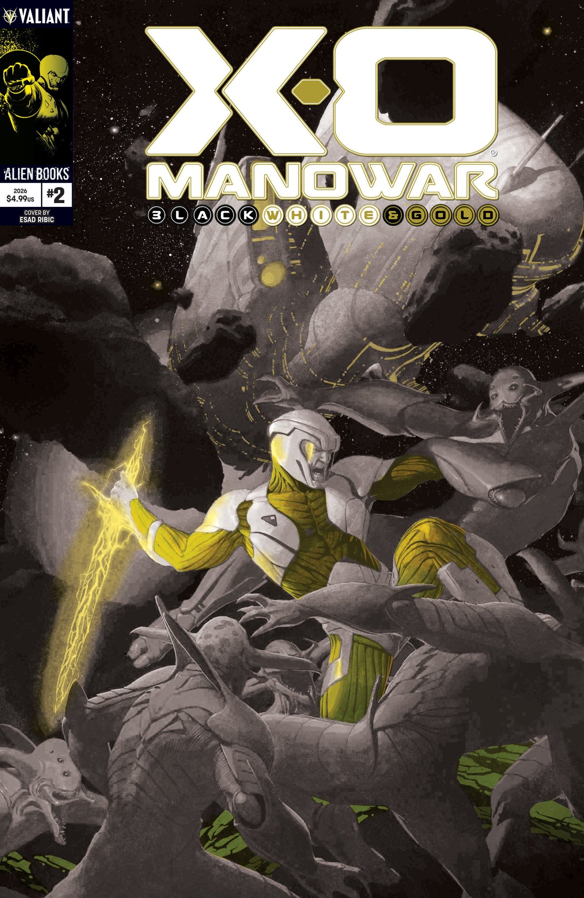 X-O Manowar: Black White & Gold #2