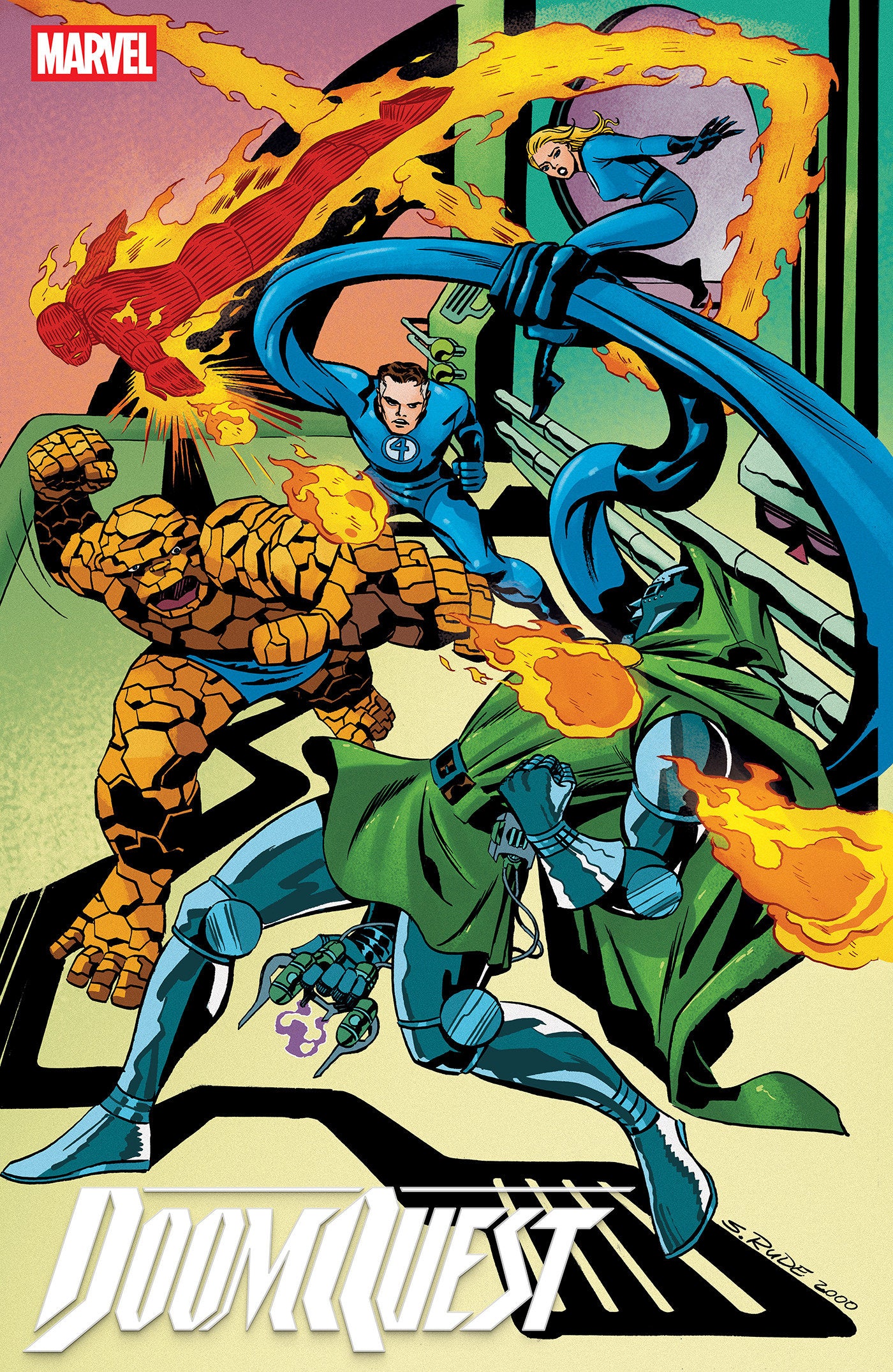 DOOMQUEST #4 Cover D - STEVE RUDE