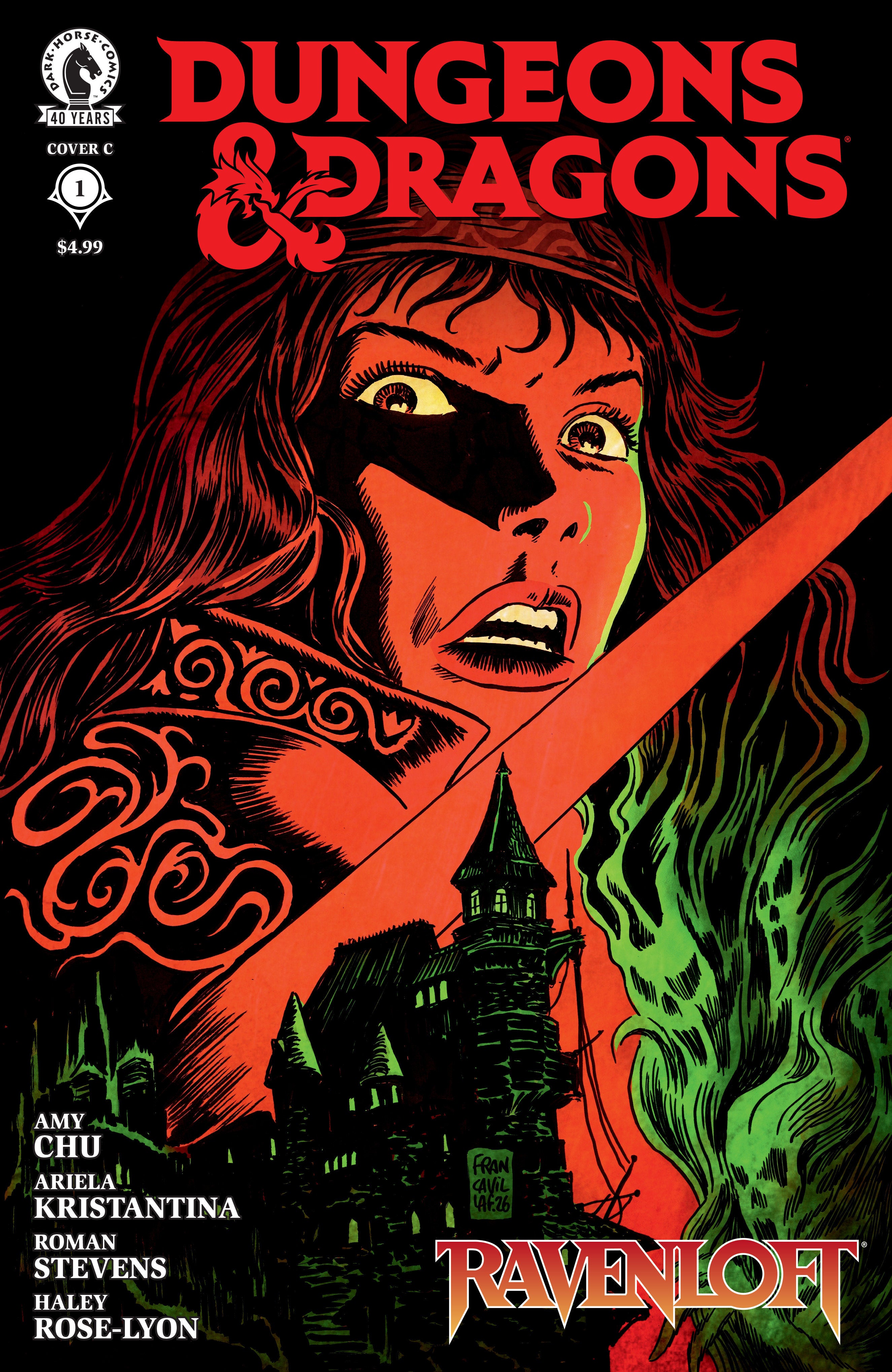 Dungeons & Dragons: Ravenloft #1 Cover C - Francesco Francavilla