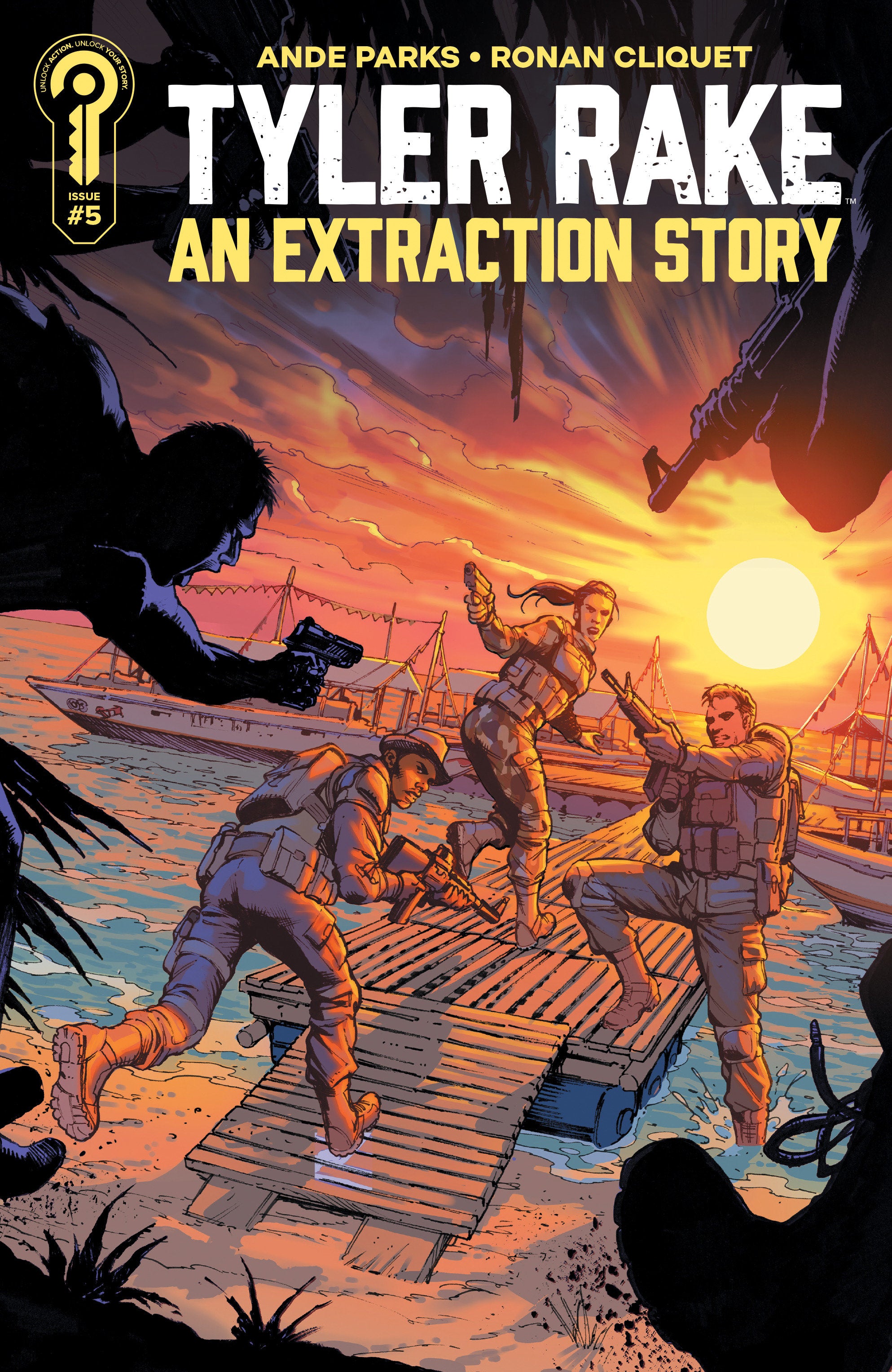 Tyler Rake: An Extraction Story #5 Cover Cover B - Marco Santucci