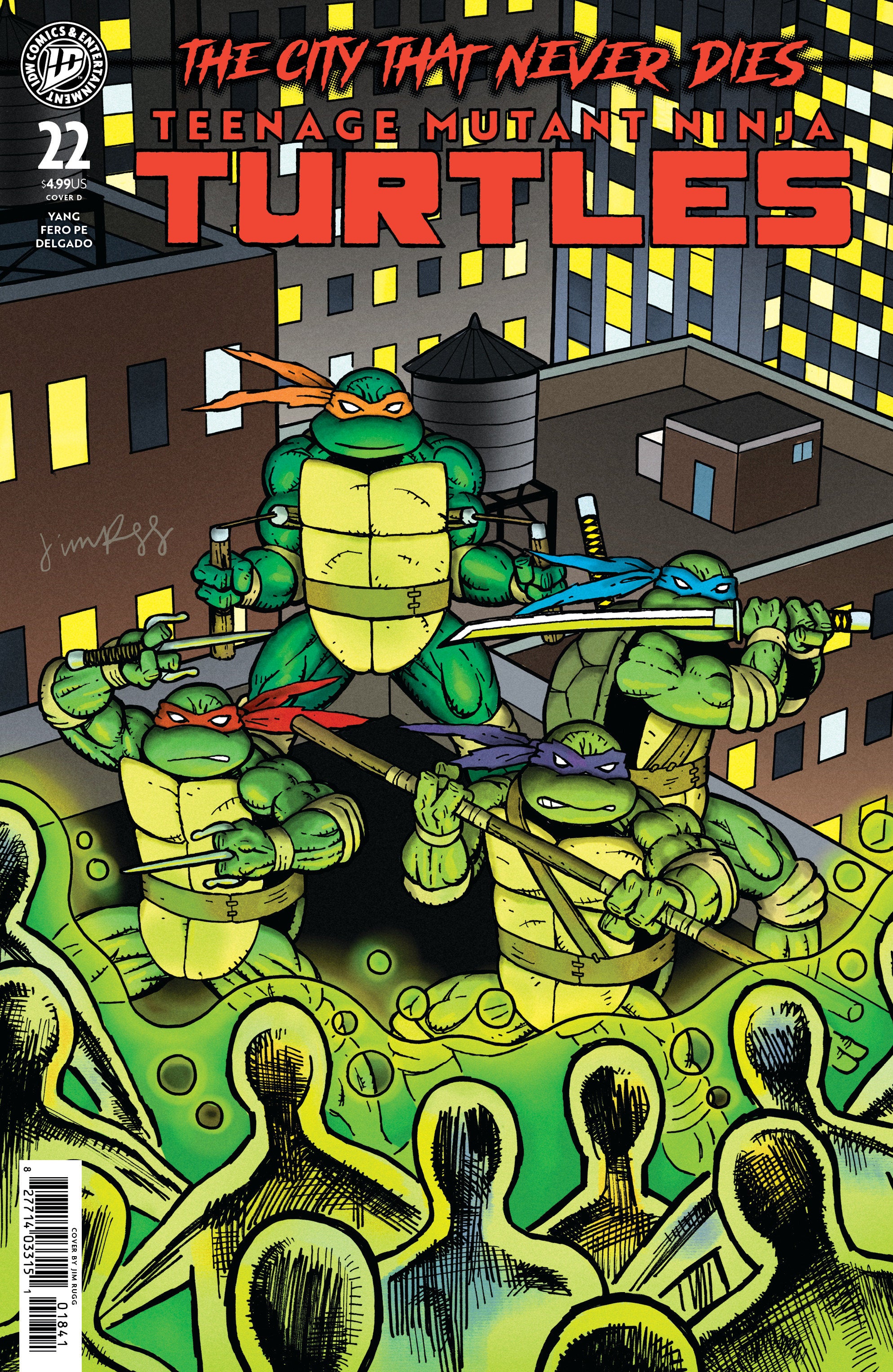 Teenage Mutant Ninja Turtles #22 Cover C - Rugg