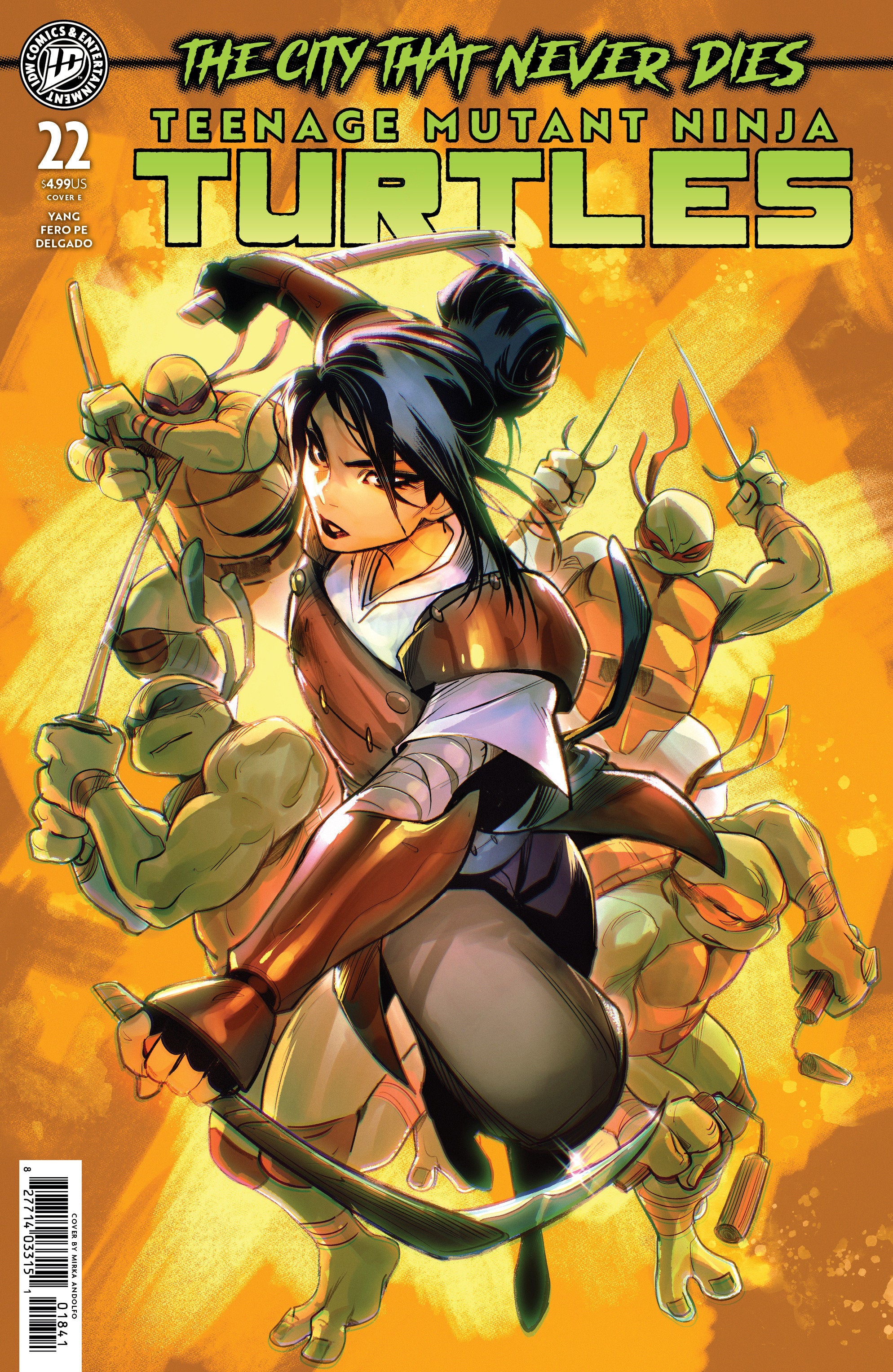 Teenage Mutant Ninja Turtles #22 Cover B - Andolfo