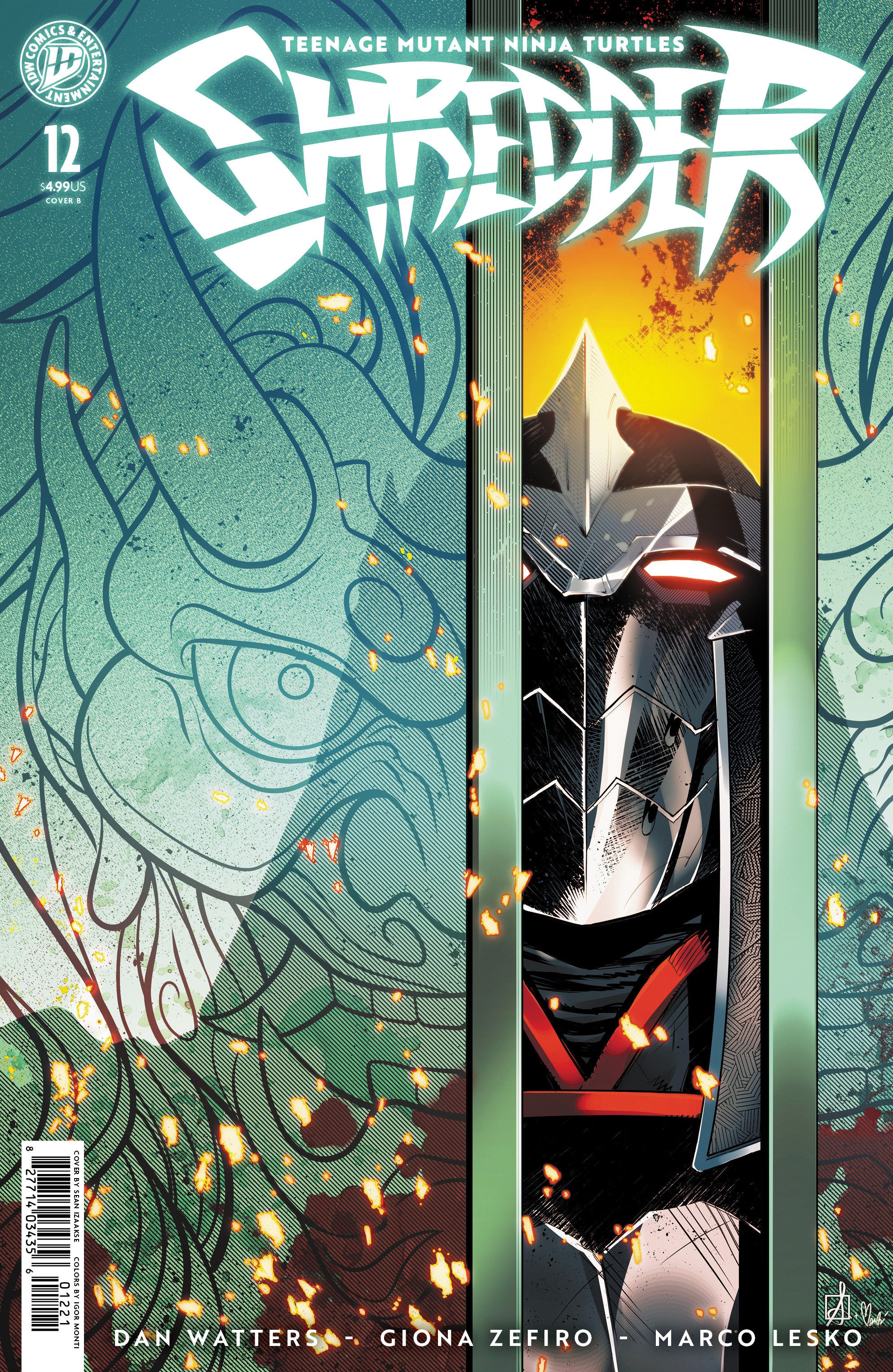 Teenage Mutant Ninja Turtles: Shredder #12 Cover B - Izaakse