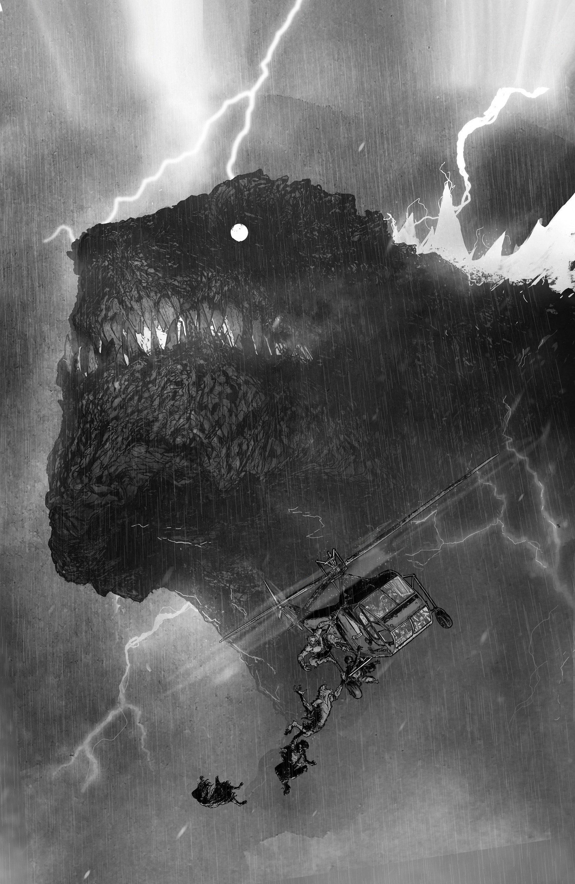 The Horror of Godzilla [Kai-Sei Era] #2 Cover C - RI (10) (Jones B&W Full Art)