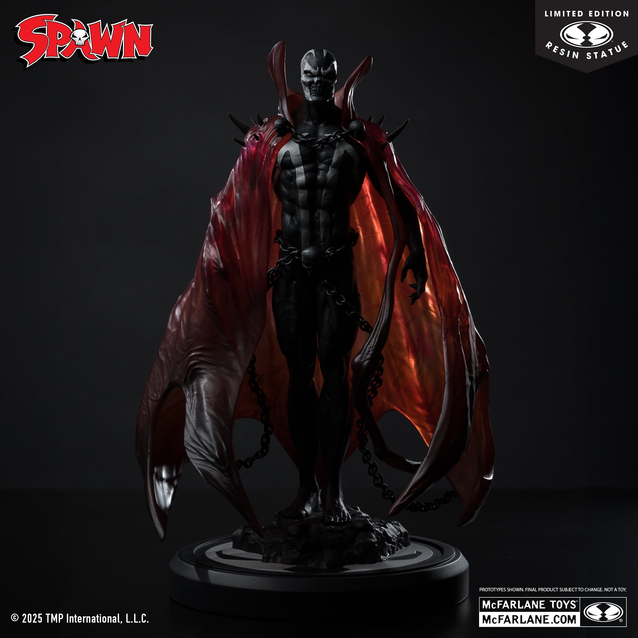 SPAWN: BLACK WHITE & RED ALL OVER - SPAWN BY PUPETEER LEE 1:10 SCALE RESIN STATUE