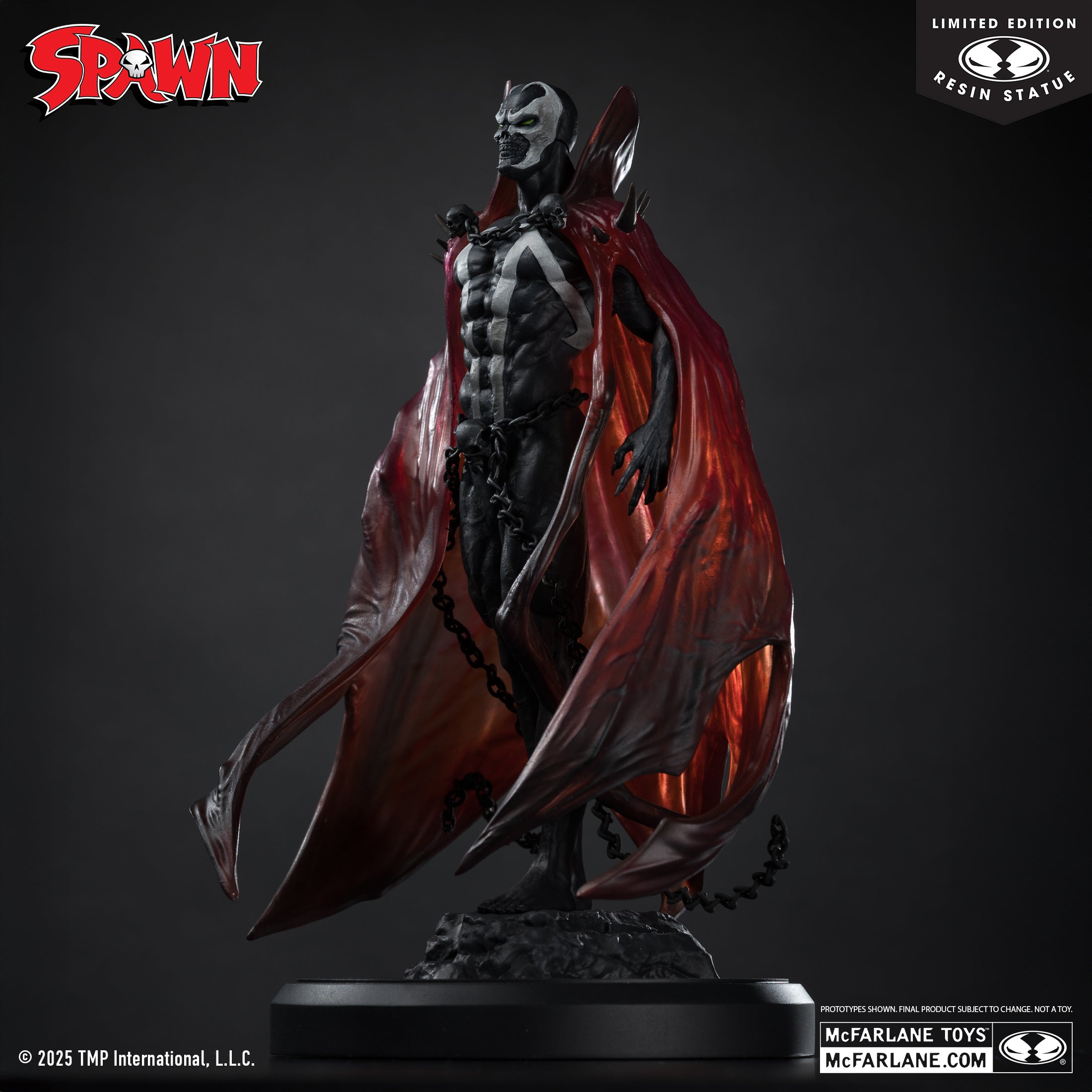 SPAWN: BLACK WHITE & RED ALL OVER - SPAWN BY PUPETEER LEE 1:10 SCALE RESIN STATUE