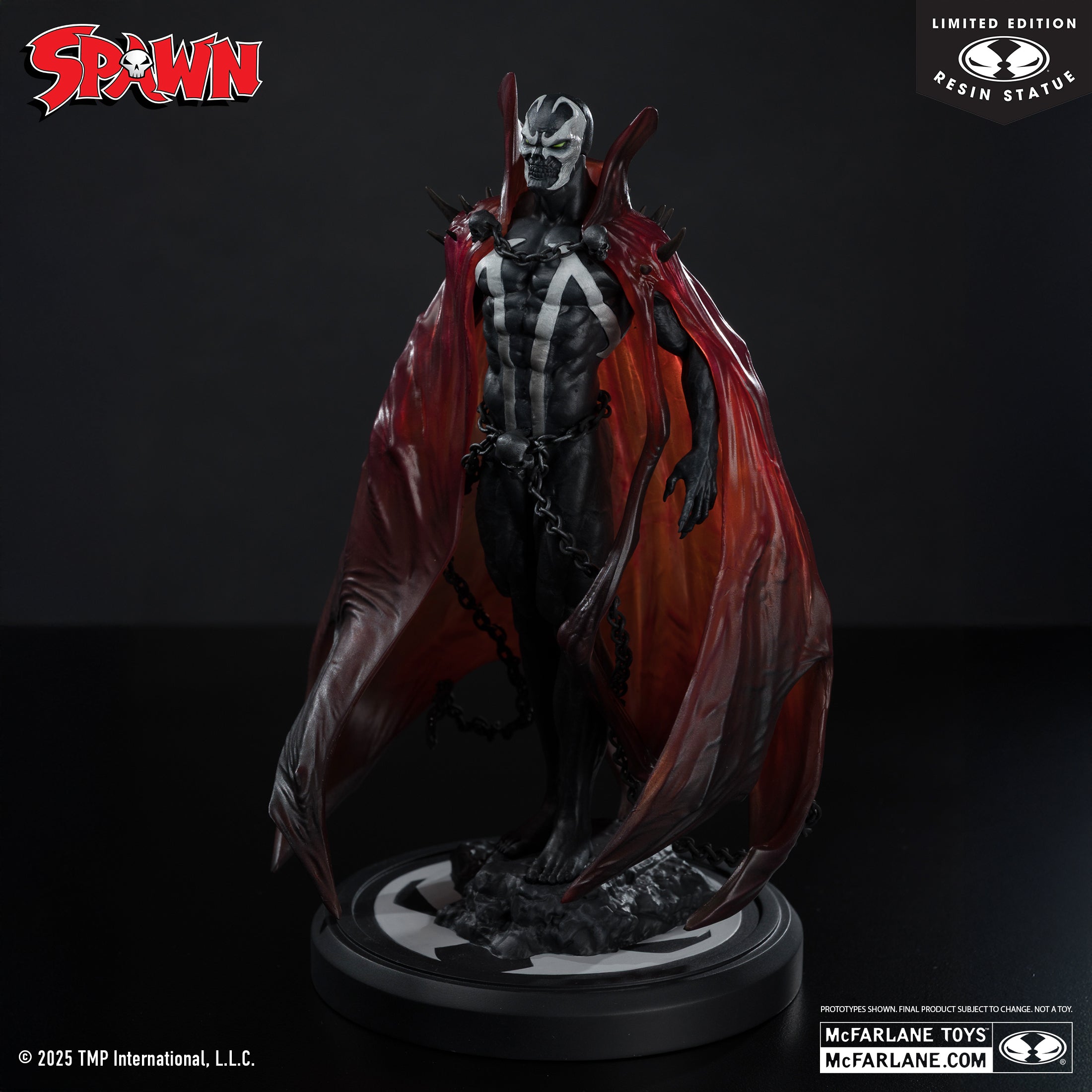 SPAWN: BLACK WHITE & RED ALL OVER - SPAWN BY PUPETEER LEE 1:10 SCALE RESIN STATUE