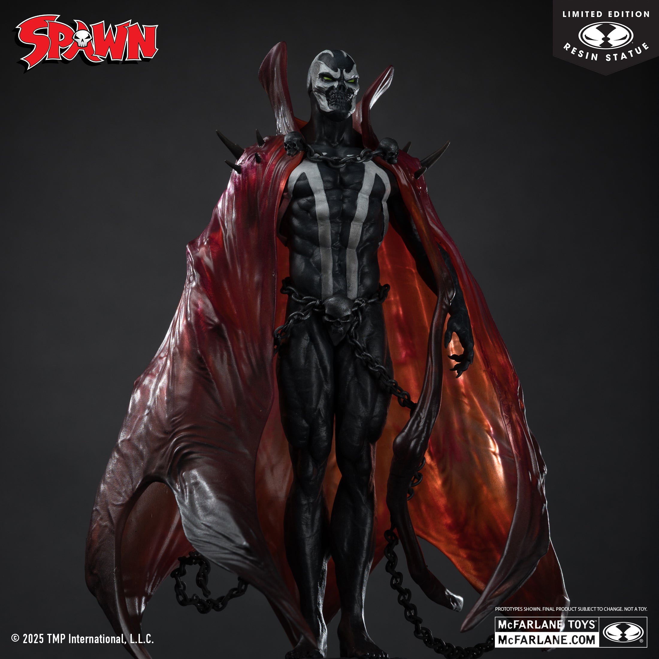SPAWN: BLACK WHITE & RED ALL OVER - SPAWN BY PUPETEER LEE 1:10 SCALE RESIN STATUE