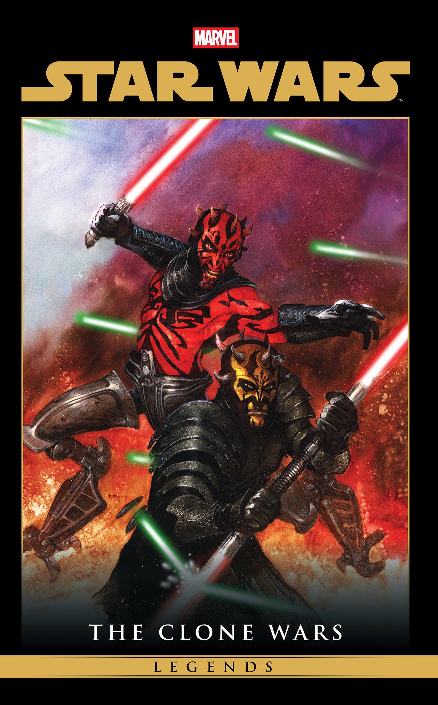 Star Wars Legends: The Clone Wars Omnibus Vol. 1 Cover A - Dave Dorman Cover [DM Only]