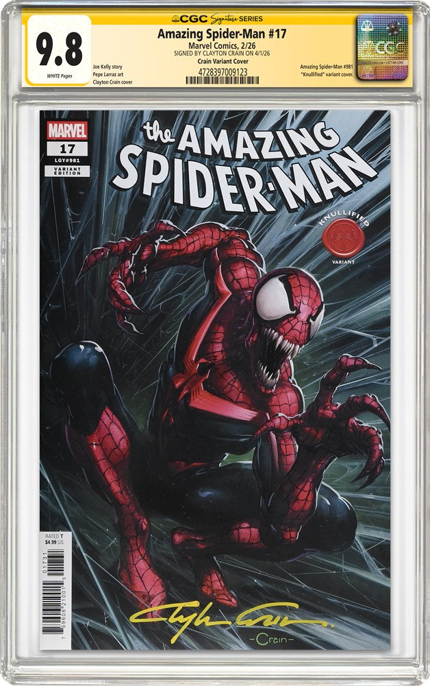 CGC Private Signing — Clayton Crain