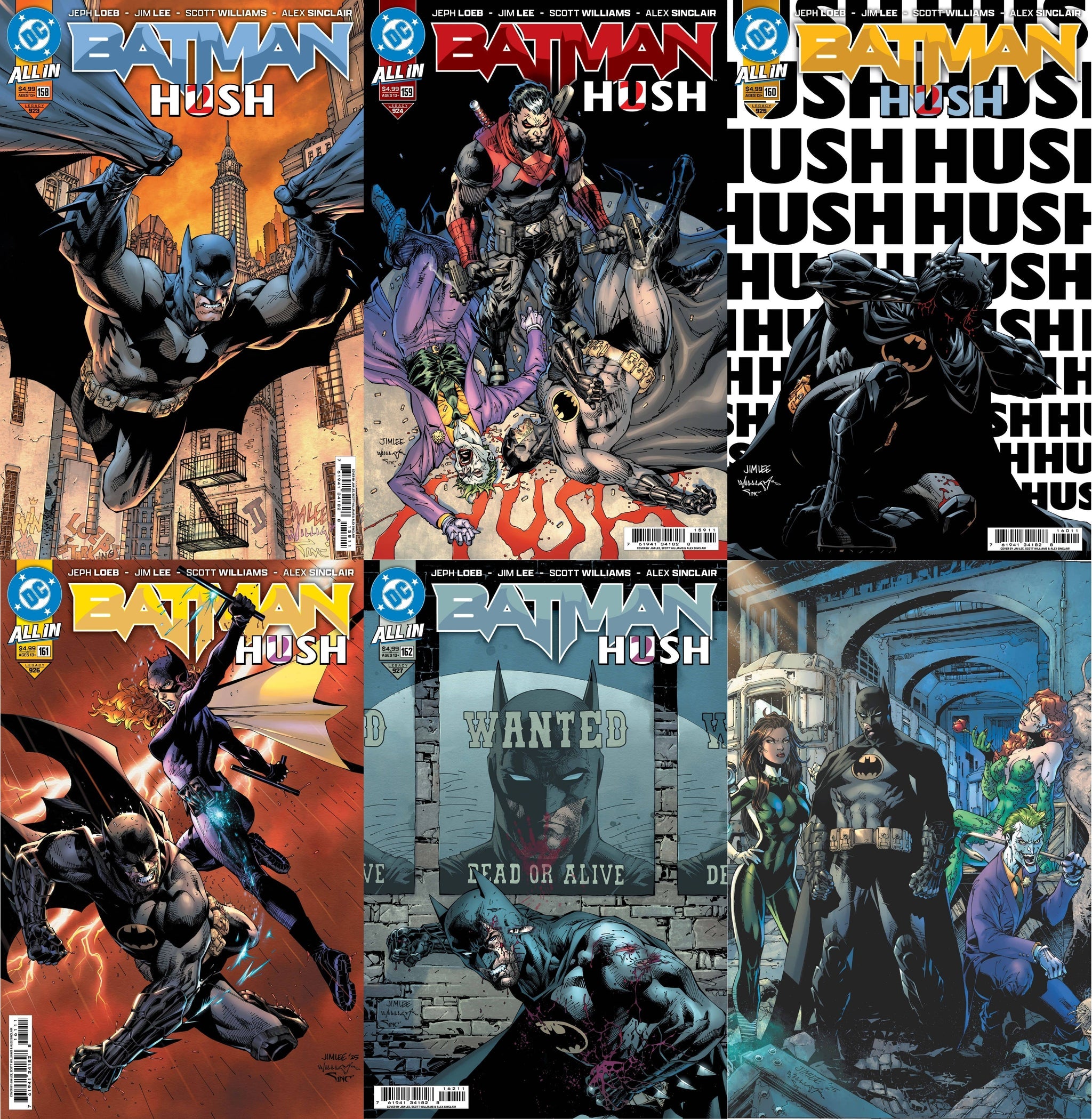 BATMAN #158-163 CVR A Complete Set/Run – 454 Comics & Collectables
