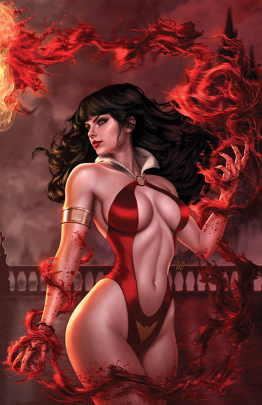 WITCHBLADE VAMPIRELLA 1 DAVID & MICHELLE DIAS 616 COMICS Virgin FOIL LTD 550