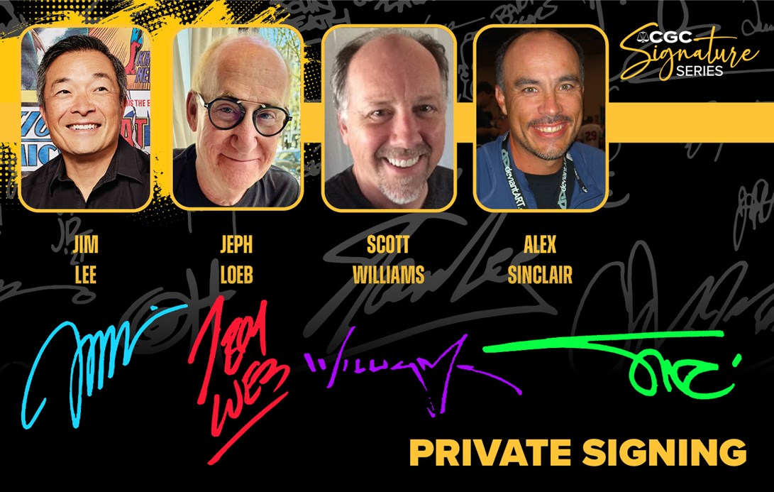 CGC Private Signing — Jim Lee, Jeph Loeb, Scott Williams & Alex Sinclair