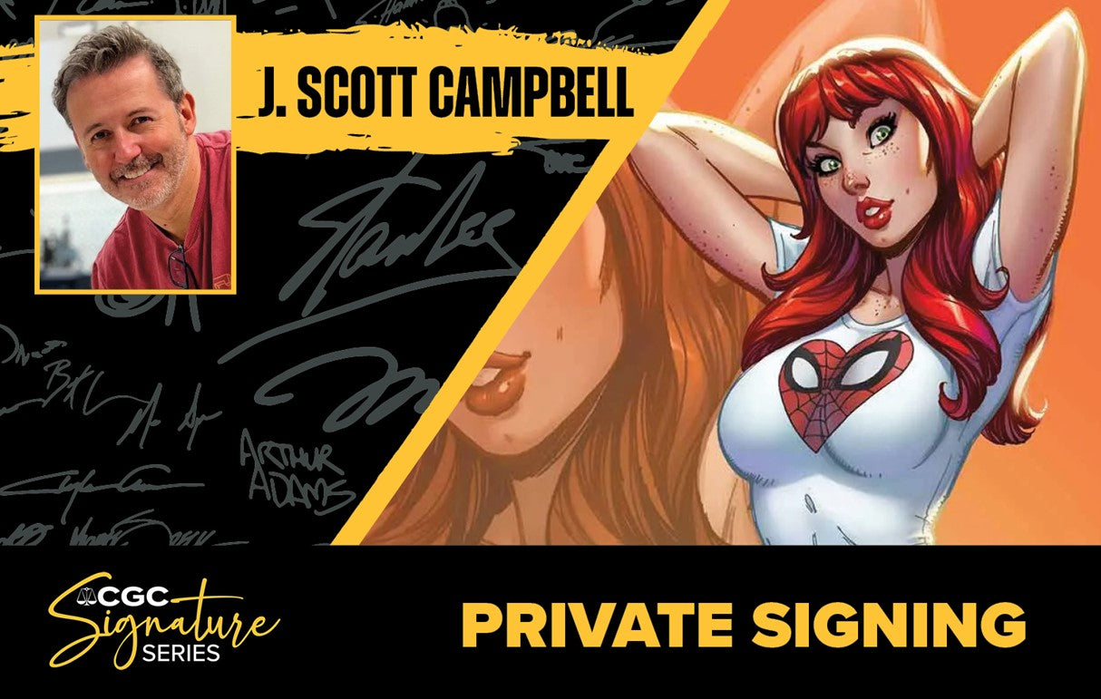CGC Private Signing — J. Scott Campbell event graphic