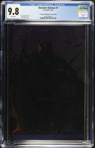 CGC 9.8 ABSOLUTE BATMAN #1 Seventh Printing Cvr C Mark Spears Connecting Foil Var