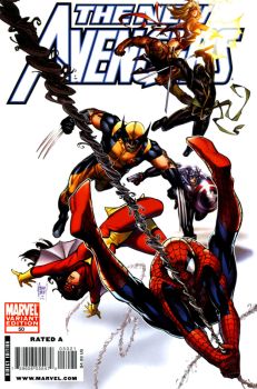 New Avengers, Vol. 1 #50 Adam Kubert Incentive Variant (1:15)