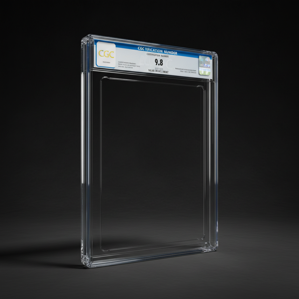 CGC comic book reholder service - graded comic in protective slab