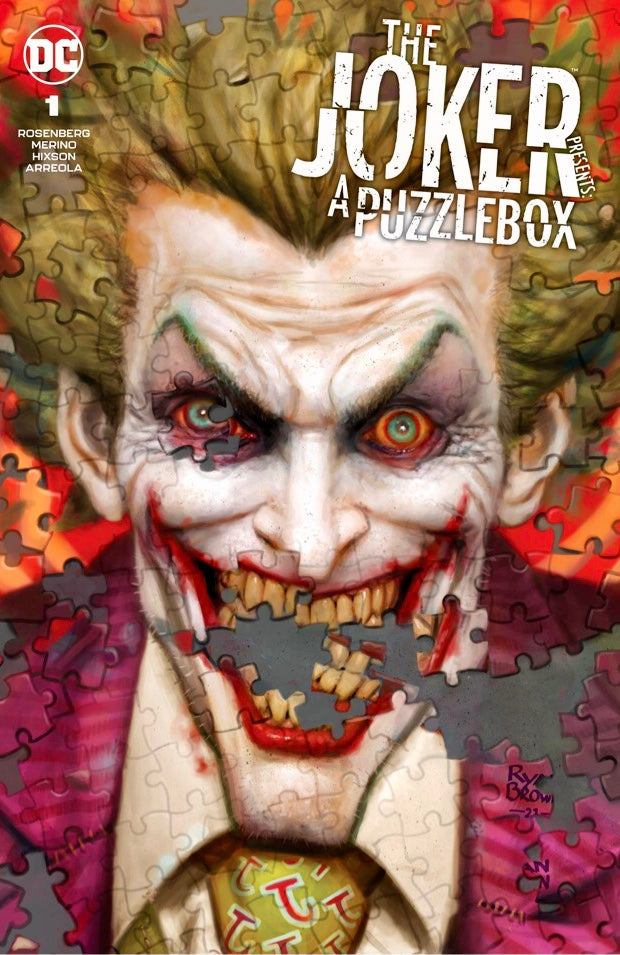 JOKER PRESENTS A PUZZLEBOX #1 RYAN BROWN Trade Dress Variant LTD 3000