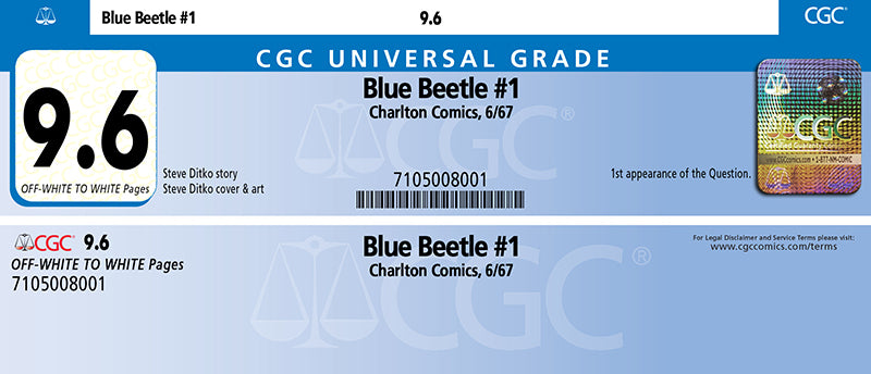 CGC Submission Service – Modern Comics (1975–Present, Up to $560 AUD)